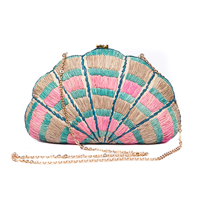 Seashell Karuna Rainbow Clutch