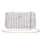 Myra Wicker Clutch White