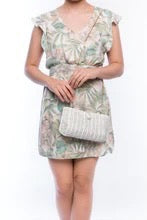 Myra Wicker Clutch White