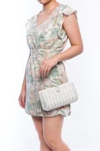 Myra Wicker Clutch White