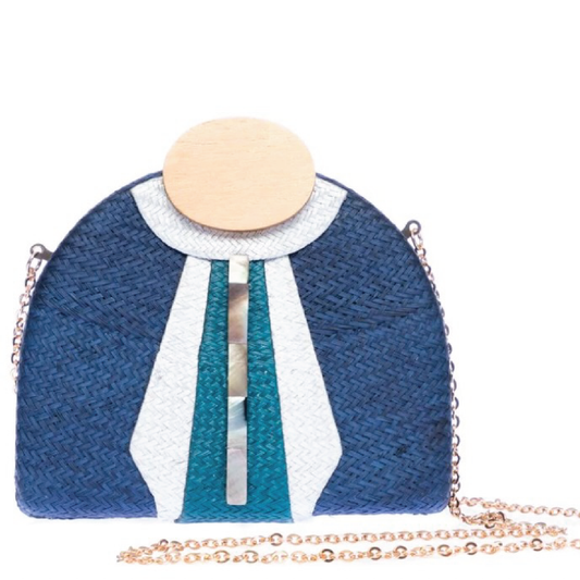 Gatsby Navy Evening Clutch