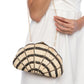 Seashell Karuna Black Clutch