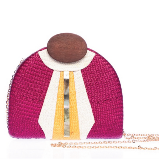 Gatsby Raspberry Evening Clutch